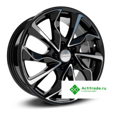 Скад Marseille R17/7J PCD 5x114,3 ET 50 ЦО 67,1 черный с полированной лицевой поверхностью [2171405]