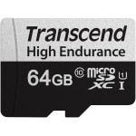 Карта памяти microSDXC 64Гб Transcend (Class 10, 95Мб/с)