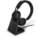 Гарнитура Jabra Evolve2 65 (оголовье, беспроводное/с проводом, накладные, USB Type-A, Unified Communications)