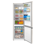 Холодильник Midea MDRB457FGF33ID (No Frost, A+, 2-камерный, объем 344:239/105л, инверторный компрессор, 595x1 860x570см, бежевый)