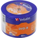 Диск 43731 Verbatim (4.7Гб, 16x, wagon wheel, 50)