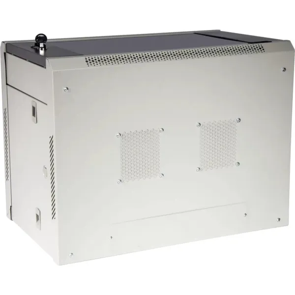 Шкаф коммутационный настенный Lanmaster TWT-CBWPG-12U-6x6-GY (12U, 600x600мм, 60кг)
