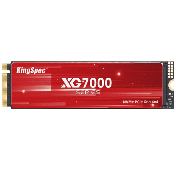 Жесткий диск SSD 1Тб KingSpec (M.2, 6400/7300 Мб/с, PCI-E, для ноутбука и настольного компьютера)