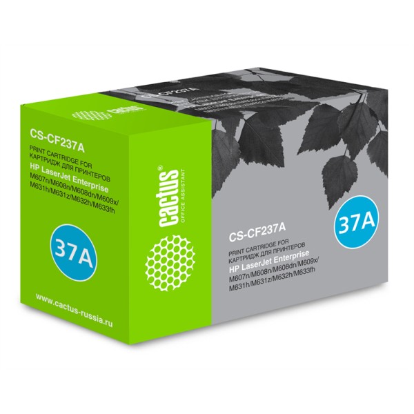 Тонер-картридж Cactus CS-CF237A (черный; 11000стр; LJ M607n, M608n, M608dn, M609x, M631h, M631z, M632h)
