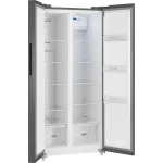 Холодильник Weissgauff WSBS 500 Inverter (No Frost, A+, 2-камерный, Side by Side, инверторный компрессор, серый)