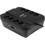 ИБП Powercom SPD-750U LCD USB (интерактивный, 750ВА, 450Вт, 4xCEE 7 (евророзетка))
