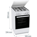 Плита комбинированная Gorenje GK5A42WF-B