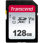 Карта памяти SDXC 128Гб Transcend (Class 10, 100Мб/с, UHS-I U1, без адаптера)
