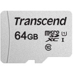 Карта памяти microSDXC 64Гб Transcend (Class 10, 100Мб/с, UHS-I U1, без адаптера)