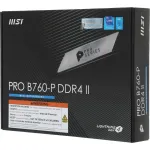 Материнская плата MSI PRO B760-P DDR4 II (LGA1700, Intel B760, 4xDDR4 DIMM, ATX, RAID SATA: 0,1,15,5)