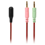 Гарнитура Sven AP-G988MV (оголовье, с проводом, 1.2м, полноразмерные, 2 x mini jack 3.5 mm, 300г)