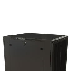 Шкаф серверный напольный Hyperline TTR-4281-DD-RAL9005 (42U, 800x2055x1000мм, IP20, 800кг) [TTR-4281-DD-RAL9005]