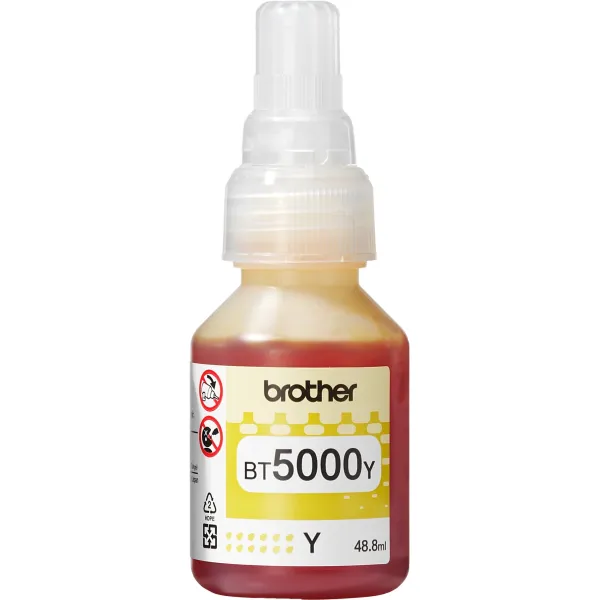 Чернильный картридж Brother BT5000Y (желтый; 5000стр; DCP-T300, T500W, T700W)