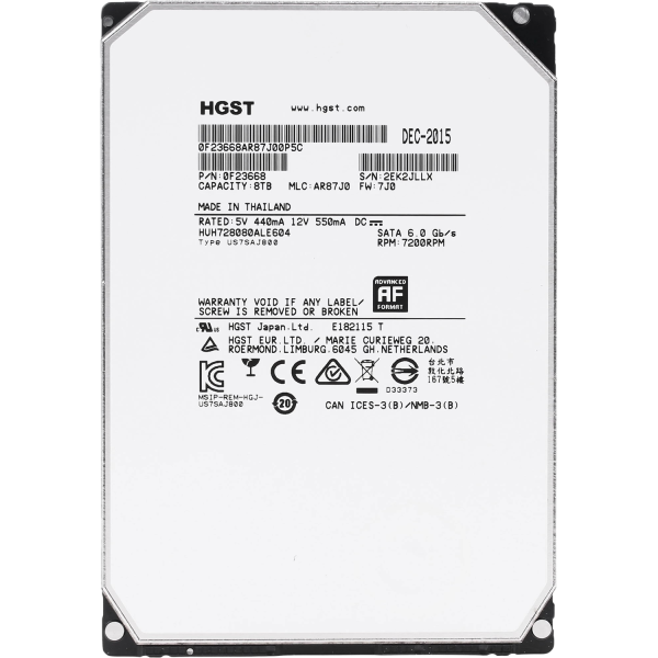Жесткий диск HDD 8Тб Western Digital (3.5