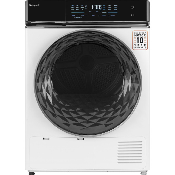 Сушильная машина Weissgauff WD 779 Diamond Heat Pump (конденсационная, A++, макс.загрузка 8 кг, тепловой насос, 16 программ, уровень шума 70 дБ)