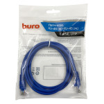 Патч-корд Buro 1428232 (RJ-45 (m), RJ-45 (m), алюминий омедненный, 1,5м, 5E, 4пары, UTP)