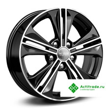 КиК Creta КС778 R16/6J PCD 5x114,3 ET 43 ЦО 67,1 черный с полированной лицевой поверхностью