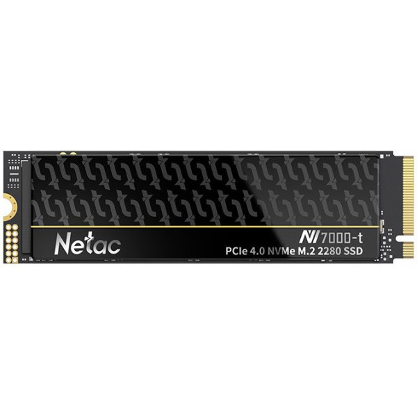 Жесткий диск SSD 512Гб Netac (2280, 7200/4400 Мб/с, 600000 IOPS, PCI-E, для ноутбука и настольного компьютера)