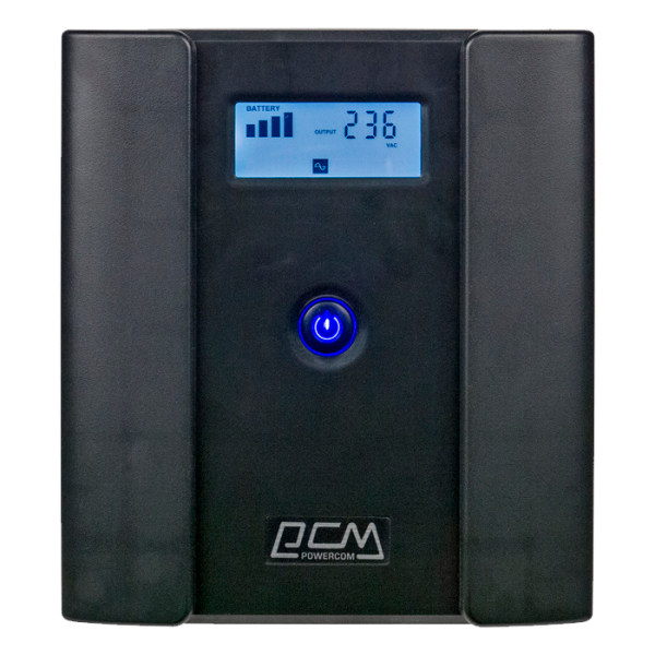 ИБП Powercom RAPTOR RPT-1025AP LCD (Line-Interactive, 1025ВА, 615Вт, 4xCEE 7 (евророзетка))