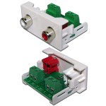 Lanmaster LAN-WA-LP-2RCA-WH