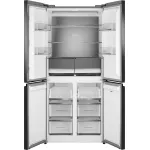 Холодильник Weissgauff WCD 450 Bru Steel Glass (No Frost, A+, 3-камерный, объем 450:287/163л, инверторный компрессор, сталь)
