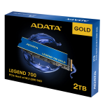 Жесткий диск SSD 2Тб ADATA Legend (M.2 2280, 2000/1600 Мб/с, 280000 IOPS, PCI-E GEN3 X4)