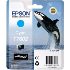 Чернильный картридж Epson C13T76024010 (голубой; 25,9стр; 26мл; SureColor SC-P600) [C13T76024010]