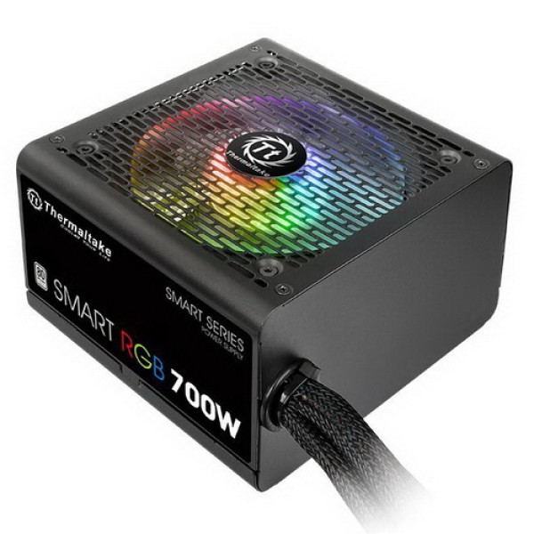 Блок питания Thermaltake Smart RGB 700W (ATX, 700Вт, 20+4 pin, ATX12V 2.3, 1 вентилятор, WHITE)