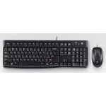 Клавиатура и мышь Logitech Desktop MK120 Black USB (классическая мембранная, 104кл, светодиодная, кнопок 2)