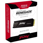 Жесткий диск SSD 500Гб Kingston Renegade (M.2, 7300/3900 Мб/с, 900000 IOPS, PCI-E, для ноутбука и настольного компьютера)