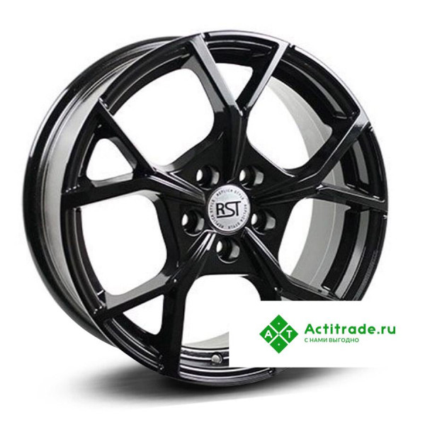 RST R086 R16/6.5J PCD 5x112 ET 40 ЦО 57,1 черный глянцевый