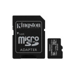 Карта памяти microSDHC 32Гб Kingston (Class 10, 100Мб/с, UHS-I U1, адаптер на SD)