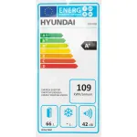 Холодильник Hyundai CO1002 (A+, 1-камерный, серебристый)
