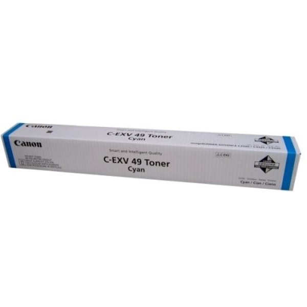 Тонер-картридж Canon C-EXV49 C (8525B002) (голубой; 19000стр; iR-ADV C33xx)