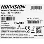 Видеорегистратор Hikvision DS-7616NXI-K2