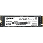 Жесткий диск SSD 512Гб Patriot (2280, 3000/2200 Мб/с)