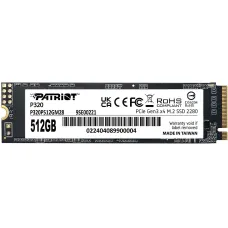 Жесткий диск SSD 512Гб Patriot (2280, 3000/2200 Мб/с) [P320P512GM28]