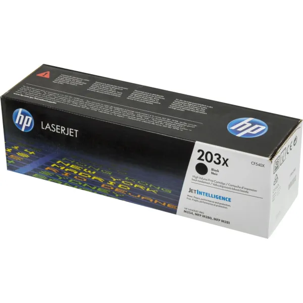 Тонер-картридж HP 203X (черный; 3200стр; M254, 280, 281)