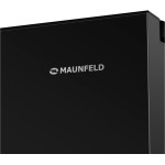 Холодильник Maunfeld MFF177NFB (No Frost, A++, 2-камерный, Side by Side, объем 592:374/218л, инверторный компрессор, черный)