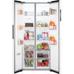 Холодильник Weissgauff WSBS 450 WNF Built-in (No Frost, A++, 2-камерный, Side by Side, объем 450:270/180л, инверторный компрессор, белый)