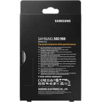 Жесткий диск SSD 250Гб Samsung 980 (M.2, 2900/1300 Мб/с, 320000 IOPS, PCI-E, для ноутбука и настольного компьютера)