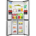 Холодильник Gorenje NRM819E61X (No Frost, A+, 3-камерный, Side by Side, объем 499:324/175л, инверторный компрессор, серый)