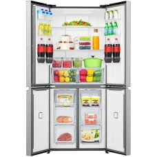 Холодильник Gorenje NRM819E61X (No Frost, A+, 3-камерный, Side by Side, объем 499:324/175л, инверторный компрессор, серый) [20016889]