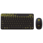 Клавиатура и мышь Logitech Wireless Combo MK240 Black USB (классическая мембранная, светодиодная, кнопок 2, 1000dpi)