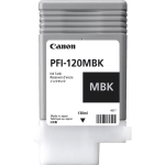 Чернильный картридж Canon PFI-120MBK (черный матовый; 130стр; 130мл; imagePROGRAF TM-200, 205)
