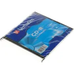 Диск CD-R Verbatim (0.68359375Гб, 52x, slim case, 1)