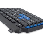 Игровая клавиатура Oklick 750G FROST WAR Black USB (классическая мембранная, 114кл)