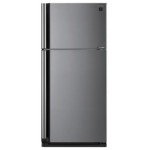 Холодильник Sharp SJXE55PMSL (No Frost, A++, 2-камерный, объем :148л, инверторный компрессор, 80x175x73,5см, серебристый)