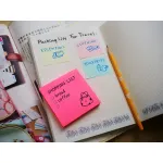 Блок самоклеящийся Hopax 21165 (бумага, малиновый, 76x76мм, 100листов, 70г/м2)