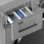 Стиральная машина Beko RSPE78612S(фронтальная средняя, класс стирки/отжима/э.потребления: A/B/A+++ , макс: 7кг, 1200 об/мин, инвертер, 60x84x45см, серебристый)